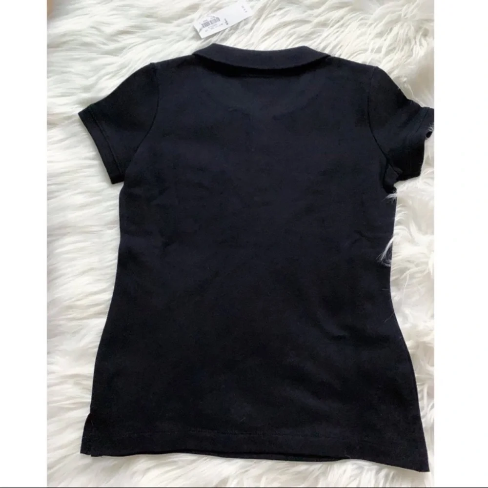 OLD NAVY Girl’s Short-Sleeve Pique Polo in Black